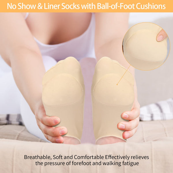 Sock-Style Ball of Foot Cushions